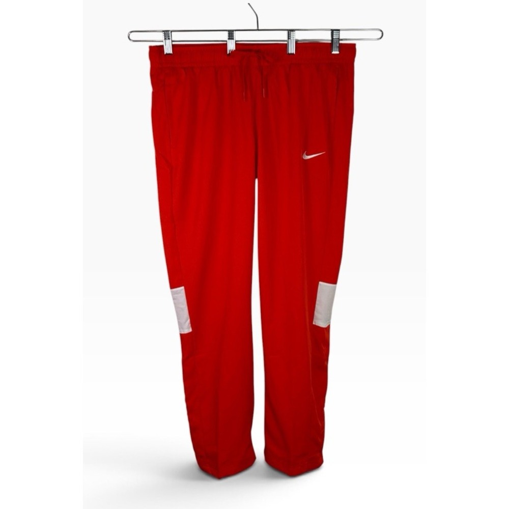 Nike Women's XL Dri-Fit Woven Team Rivalry Warm Up Pants Orange NEW Inseam 30"